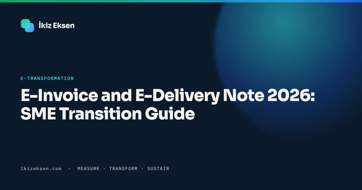 E-Invoice and E-Delivery Note 2026: SME Transition Guide